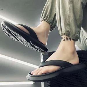 캐주얼 해변쪼리 남녀공용 여름 고무 비치쪼리 심플