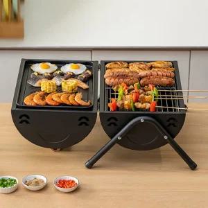 바베큐화로대그릴 스탠딩 그릴 불판 석쇠 삼겹살 취사 구이 후라이팬