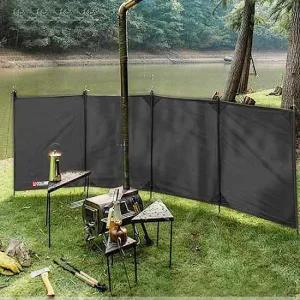콜럼버스 캠핑 윈드스크린 4단 바람막이 사이드월 풀세트