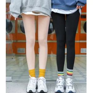 여성 기모 레깅스 유발 무발 겨울 방한용품 여자 융털 스타킹