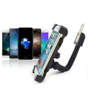 코너 4면 지지 바이크 스마트폰 거치대 회전 각도