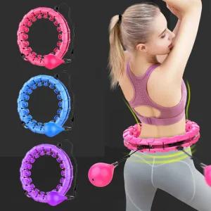 1750g 지압돌기 스마트 훌라후프 뱃살빼기 복근운동 마사지후프