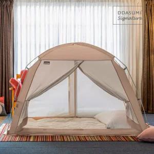 [따수미] 난방텐트 시그니처 4DOOR 2-3인용(퀸) [알루미늄폴]