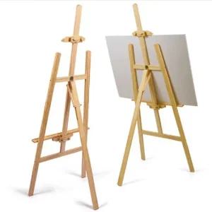 자작나무원목이젤 이젤 그림 전시회