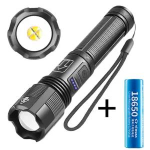 미나티 XHP50 해루질 LED후레쉬 손전등 랜턴 풀세트 J70