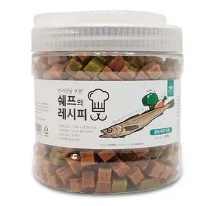 강아지 훈련간식 대용량트릿 황태 800g 강아지 트릿 소프트츄 영양간식 칭찬 노견 매일급여