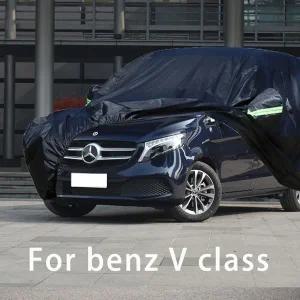 벤츠 v 클래스 야외 보호 전체 자동차 커버 스노우 커버 차양 방수 방진 외부 자동차 액세서리