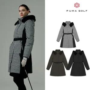 푸마골프 정품25FW 여성용 헤비패딩 코트