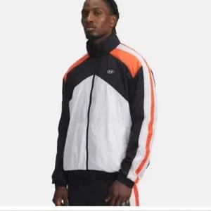 [언더아머]남성 스포츠 아이콘 바람막이 집업 트랙 우븐 자켓 땀복 웜업 6003978-100 661818