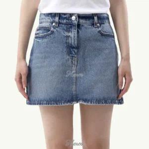 [MSGM] 여성 데님 미니 스커트