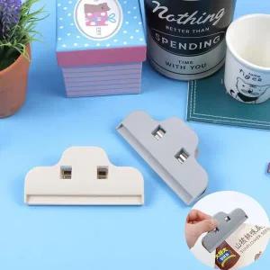 [셀러에이드]과자 빵 봉투 비닐 문서 플라스틱 집게1P 문서집게 과