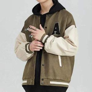 겨울옷 캐주얼 레터링 점퍼 남성 야구 자켓 바시티