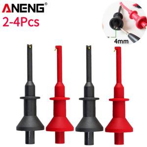 멀티미터 프로브 후크 4mm 스레드 소켓 Smd IC 클램프 스프링 손상  도금 신축성 수공구