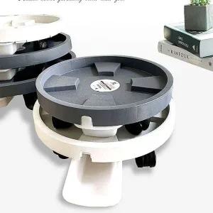 [콩심팥심]대형 화분 바퀴 받침대 물빠짐 30cm 실내용 바퀴형