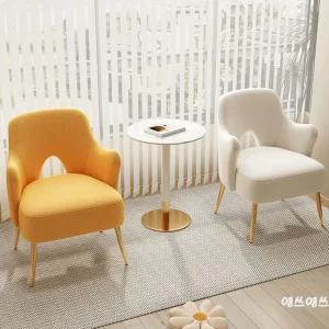 부부테이블세트 독서 카페 의자세트 티테이블