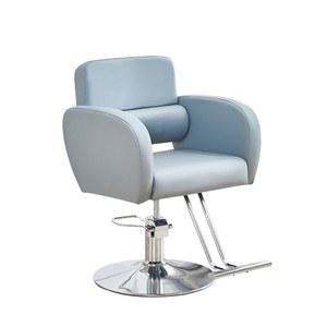 미용실의자 메이크업의자 헤어 리프트 녹색 메이크업 팔걸이 원형 디스크 체어 이발소