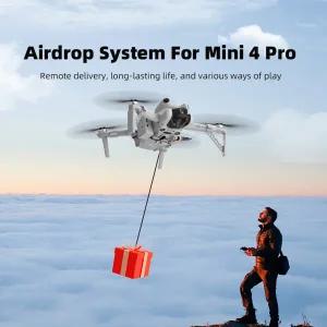 DJI 미니 4 프로용 투척기 에어드롭 에어드롭퍼 결혼 선물 낚시 배달 장치 구조 카메라 드론 액세서리