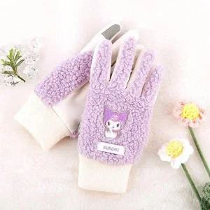 부클 오지 장갑 아동 니트 어린이 털 겨울 유아 장갑 스키 손가락