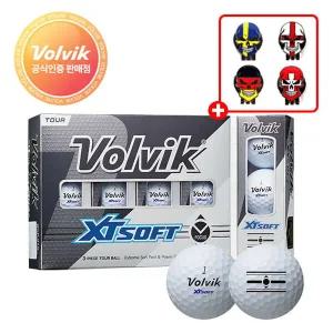 XT SOFT V-FOCUS 골프공 1더즌 (12구) +  볼마커 1개