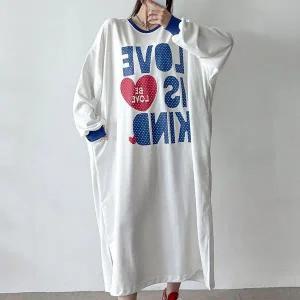 [하프클럽/] 러브카인드박시원피스 MAV804M512 빅사이즈