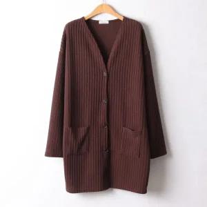 [하프클럽/] 슬림스판골지가디건 OLF435M512 빅사이즈