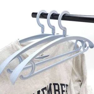 고품질 라운드 프리미엄 옷걸이 5P세트 어깨뿔방지옷걸이 (WFFXLM5)