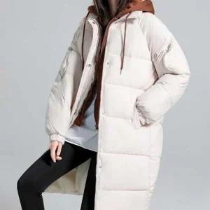 여자 롱패딩 여성 부드러운 후드집업 레이어드 두꺼운 (WFFXG24)