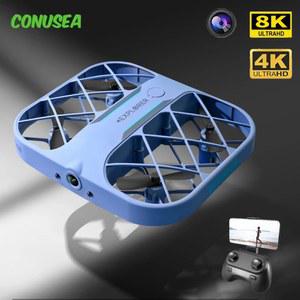 JJRC H107 8k 드론 wifi fpv 카메라 hd 4k 원격 제어 헬리콥터 비행기 포켓 Quadcopter 소년을위한 크리스마스 선물