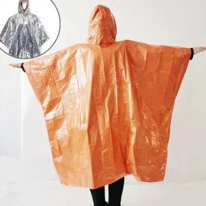 다용도 양면 판초우의 방한 방수 은박 우비 경량 담요 (WFG2ZUF)