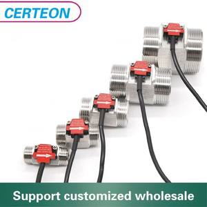 스테인리스 액체 유량 센서 YF-B1-S 펄스 출력 외부 나사 G1 G34 온수기  정수기용