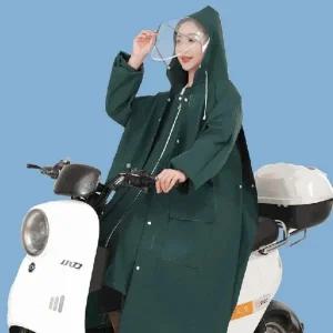 고품질 다용도 와이드 레인코트 우의 등산 백팩 우비 방수 비 (WFFXVXO)