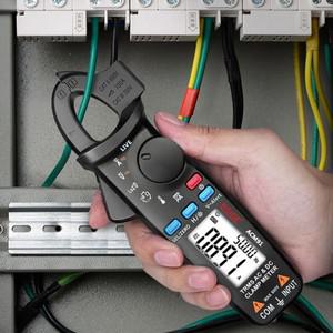 BSIDE 디지털 클램프 미터 1mA 고정밀 전류계 펜치 True RMS DC AC 자동차 수리 전기 온도 테스터 멀티