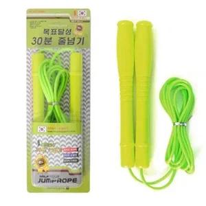고품질 모닝글로리 고급형 30분 줄넘기 (라임) (WFFXXVL)