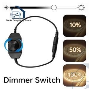 DC12-24V LED 조광기 2A 손잡이 밝기 스위치 USB ON OFF 단색 스트립 전원 공급 장치 컨트롤러