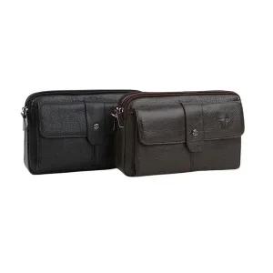 고품질 가죽 클러치백 남성 손가방 일수가방 데일리백 미니가방 (WFFY38V)