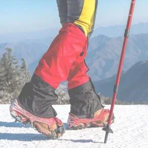 고품질 겨울스포츠 등산 아웃도어 밴딩 롱 스패츠 스노우커버 (WFFY3BL)