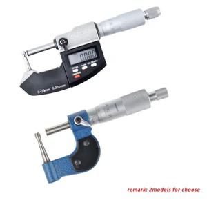 0-25MM 디지털 디스플레이 외경 마이크로미터 고정밀 벽 두께 허리 드럼