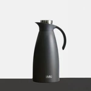 고품질 업소용 델키 원터치뚜껑 스텐 보온주전자 1.5L 식당용물병 (WFFY4UV)
