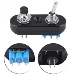 알루미늄 합금 On Off 버튼 바이크 오토바이 헤드 라이트 제어 스위치 핸들 바 1x