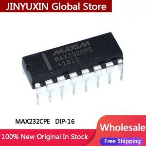 10-100Pcs  인라인 MAX232CPE DIP-16 RS232 드라이버 수신기 IC 칩