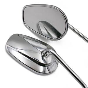 혼다 섀도우 세이버 VT VLX VF 600 500 700 750 1100/Kawasaki VN 800 900 호환  10MM 크롬/블랙 백미러