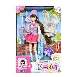 역할놀이 캐릭터 인형 열일곱미미 공원에서 보드타기 (WEB08B4)