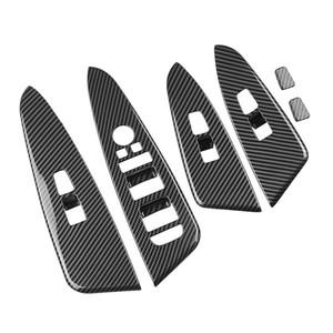 기아 스포티지 NQ5 2022 LHD 문짝 팔걸이 패널 커버 윈도우 리프트 스위치 스티커  카본 자동차 악세사리