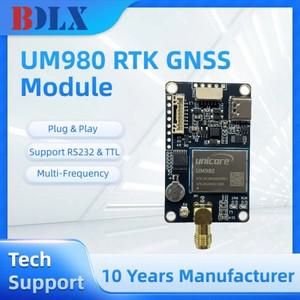 UM980 RTK GNSS 모듈 드론 측량용 다중 대역 GPS/BDS/GLONASS/Galileo ZED-F9P용 고정밀 베이스 로버 교체