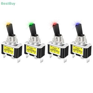 LED 토글 스위치 조명 로커 SPST ON OFF 2 포지션 3 핀 자동차 항공기용 30A 12V 1 개