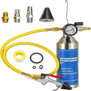 ZJERYL GULL AC 플러시 키트 자동 에어컨 파이프라인 청소 도구 세트 R134A R12 R22 R404 R410A 시스템