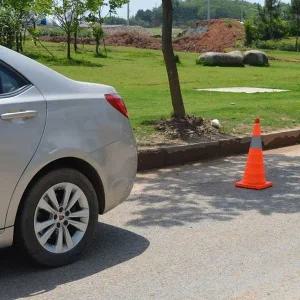 고품질 LED 접이식 경광등 칼라콘 주차금지 주차콘 교통안전 (WFFYB0B)