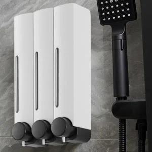 3p 350ml 흰색 세제디스펜서 물비누 벽걸이 (WEBBDD3)