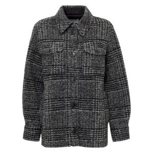 이자벨마랑 GASTONI 체크 셔츠 블랙 MA0805 20A022E 01BK