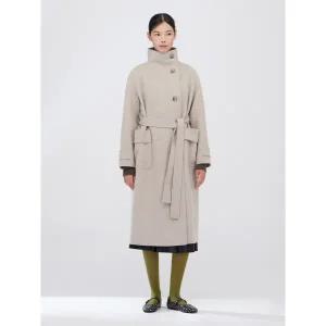 [롯데백화점]씨씨콜렉트 하이넥 리버시블 코트 C254MSG756